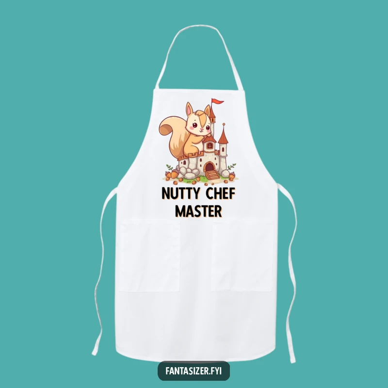 Funny Builder Squirrel Apron: Imaginative Acorn Castle Gift