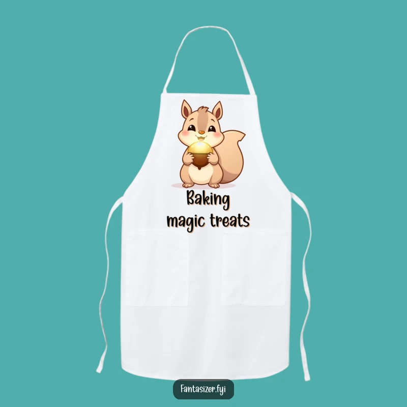 Funny Squirrel Chef Apron: Cook with Magic and Humor