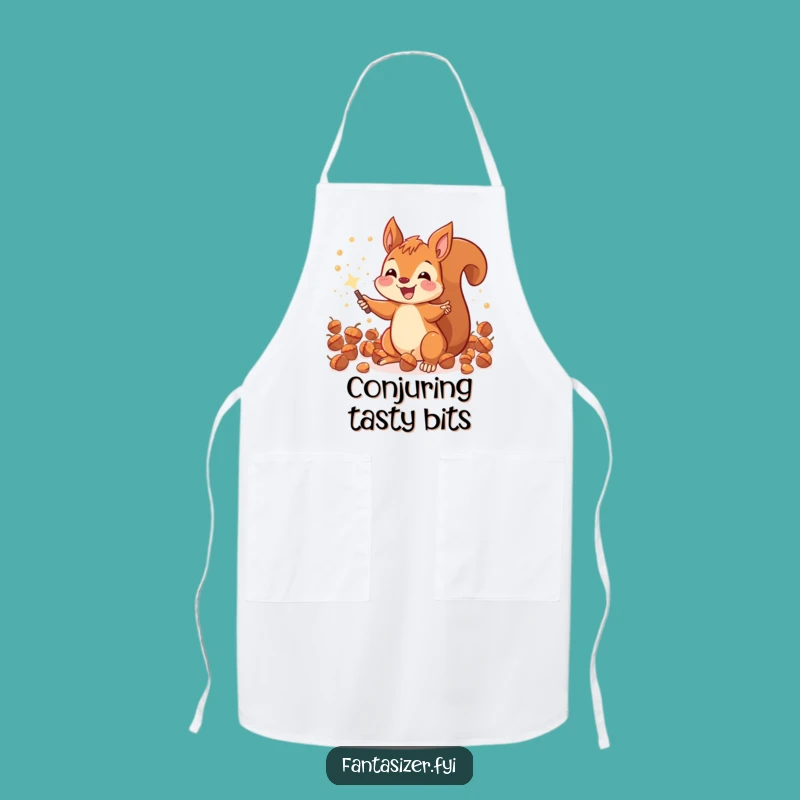 Funny Squirrel Magic Apron - Whimsical Nature Gift