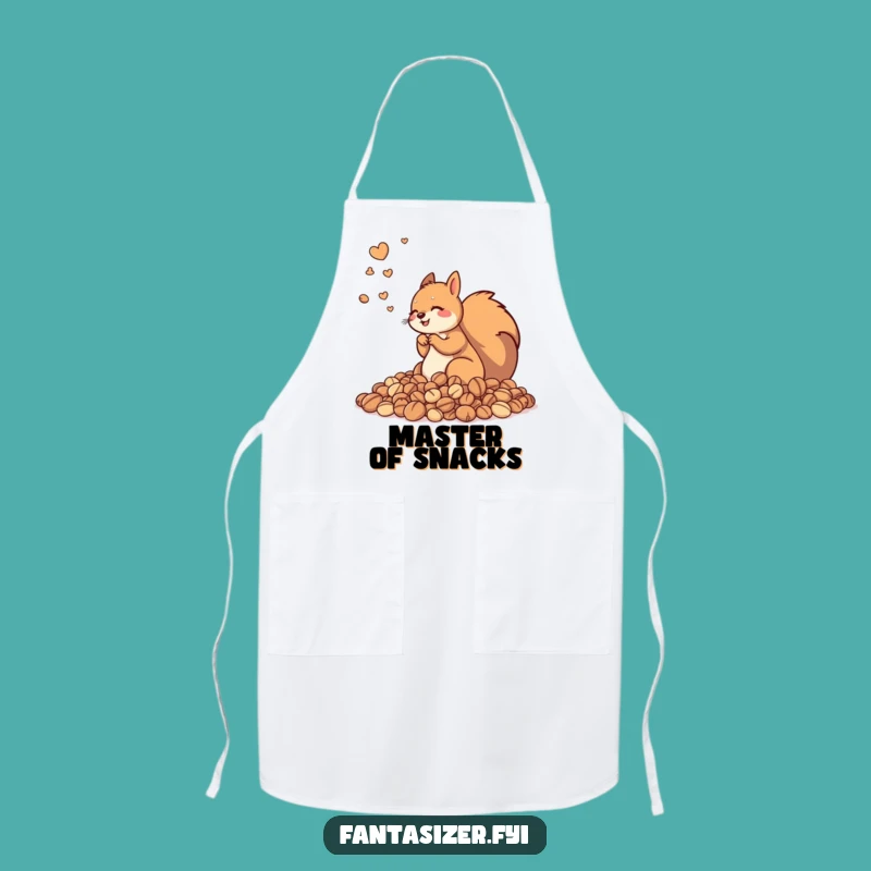 Funny Squirrel Nut Apron: Kitchen Hoarder, Perfect Funny Gift