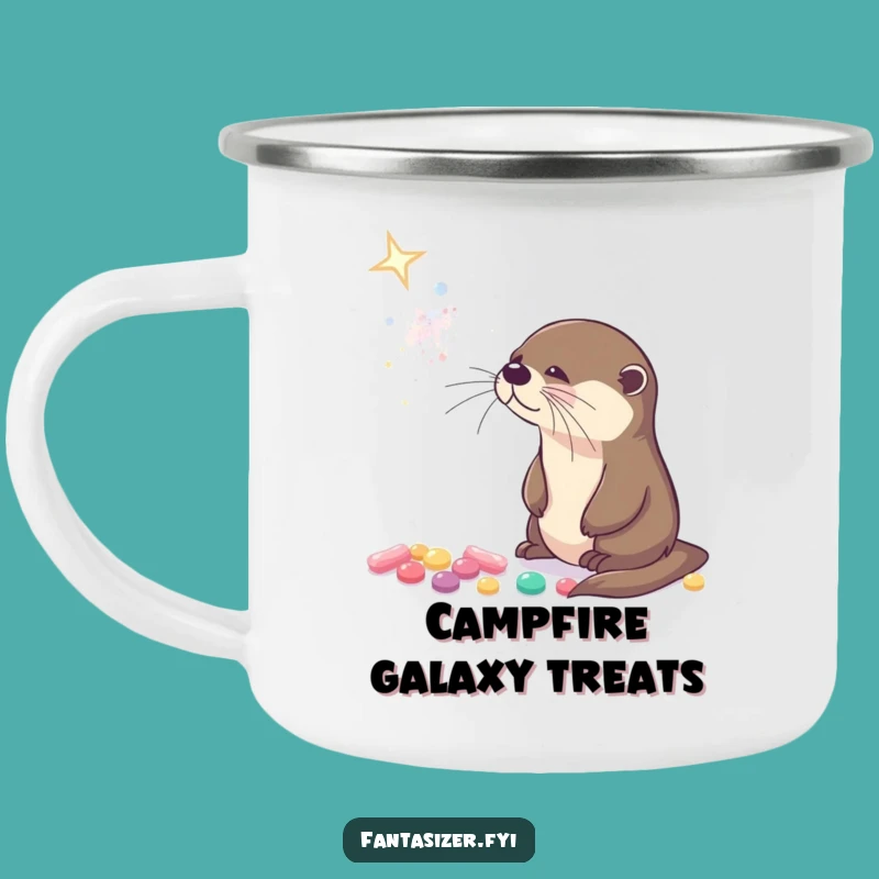 Funny Otter Galaxy Camping Mug: Sweet Adventure Gift
