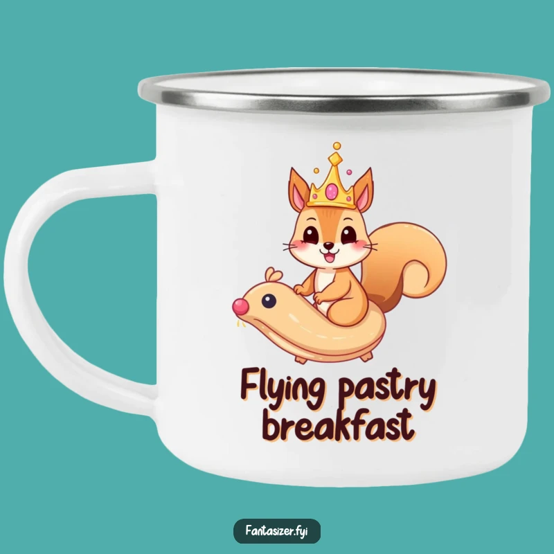Funny Squirrel Camping Mug: Pastry Explorer, Rugged and Funny Gift