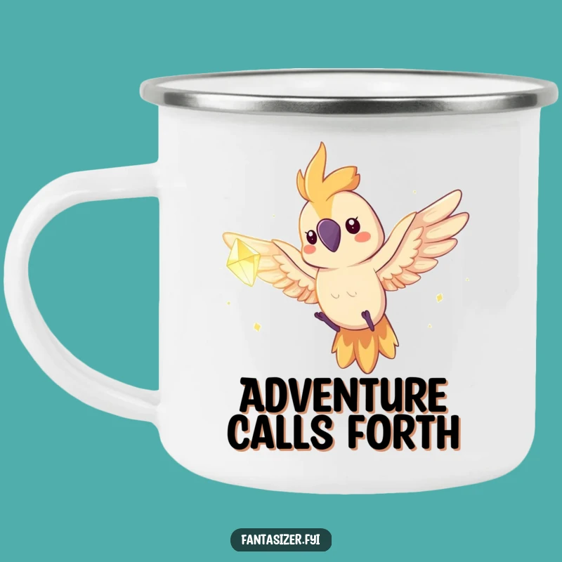 Funny Parrot's Adventure Mug - Durable & Inspirational Outdoor Gift