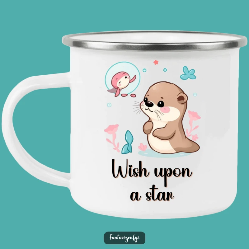 Funny Otter Mermaid Mug: Adventure and Funny Gift for Campers!