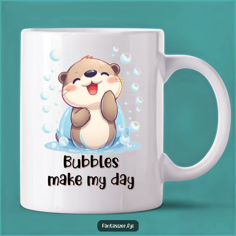 Funny Otter Bubble Joy Mug - Playful & Hilarious Gift for Otter Lovers