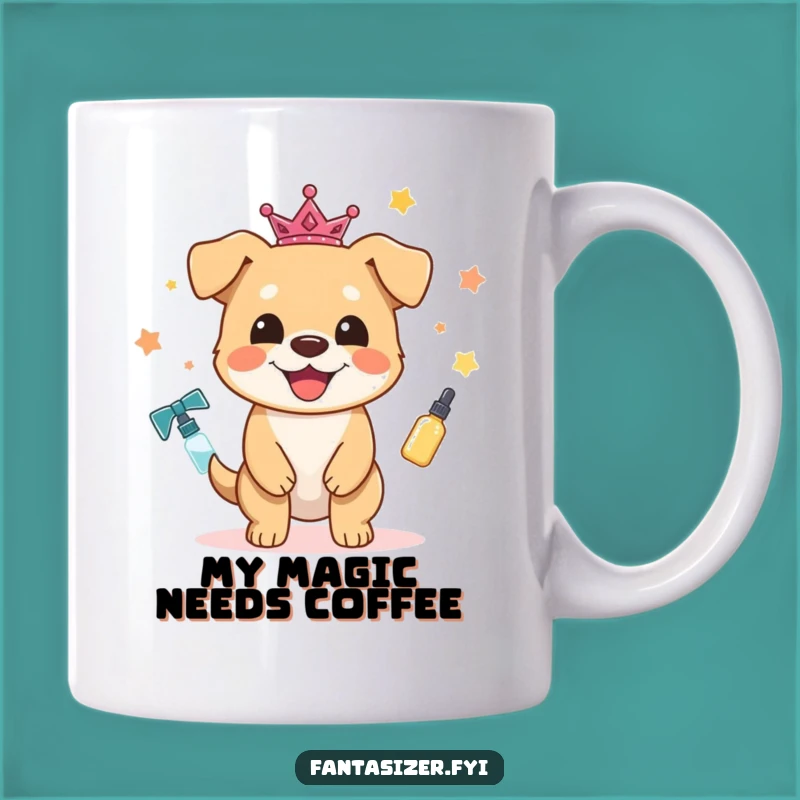 Funny Magic Dog Mug: Pooches Paws-itively Conjure Fun, The Perfect Humorous Gift