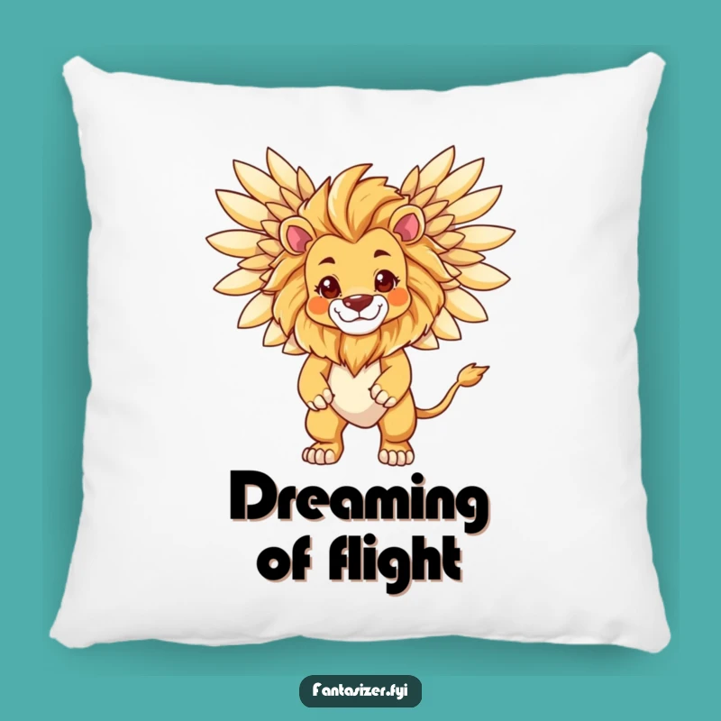 Funny Lion Guardian Pillow: Majestic Comfort for Dreamers