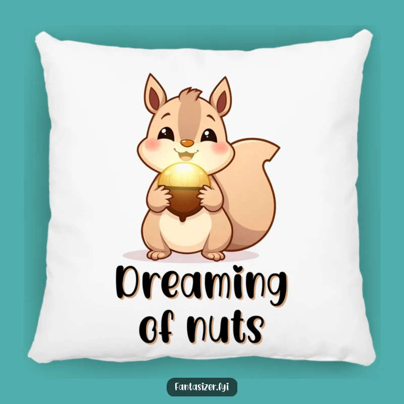 Funny Squirrel Magic Pillow: Cozy Comfort with Enchanting Charm