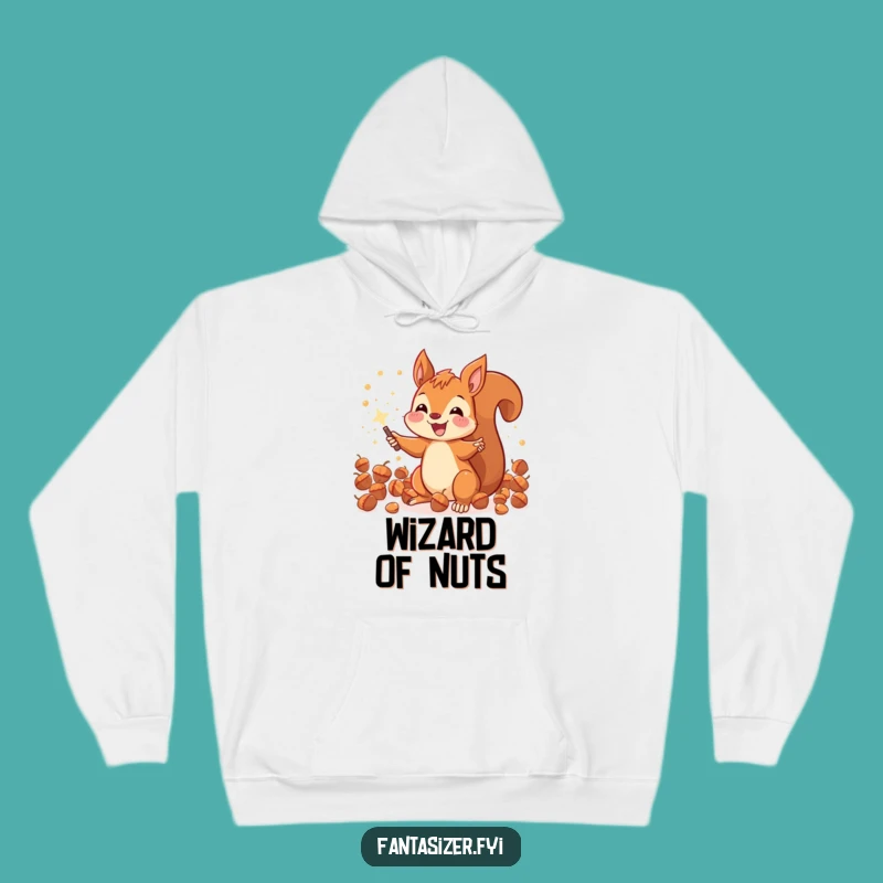 Cozy Funny Squirrel Magic Hoodie - Warm Enchanting Gift