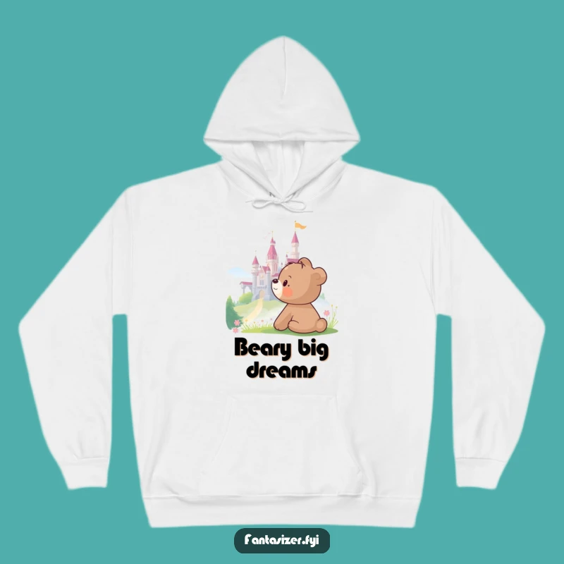 Funny Bear Dreamer Hoodie - Cozy & Hilarious Gift for Adventurers