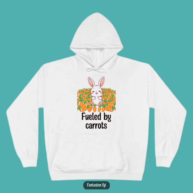Funny Rabbit Carrot Hoodie: Cozy & Dreamy Funny Gift for Bunny Fans