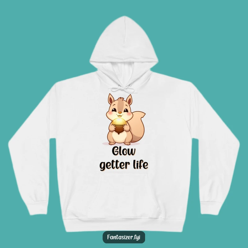 Funny Squirrel Mystic Hoodie: Cozy Magic Design for a Humorous Gift