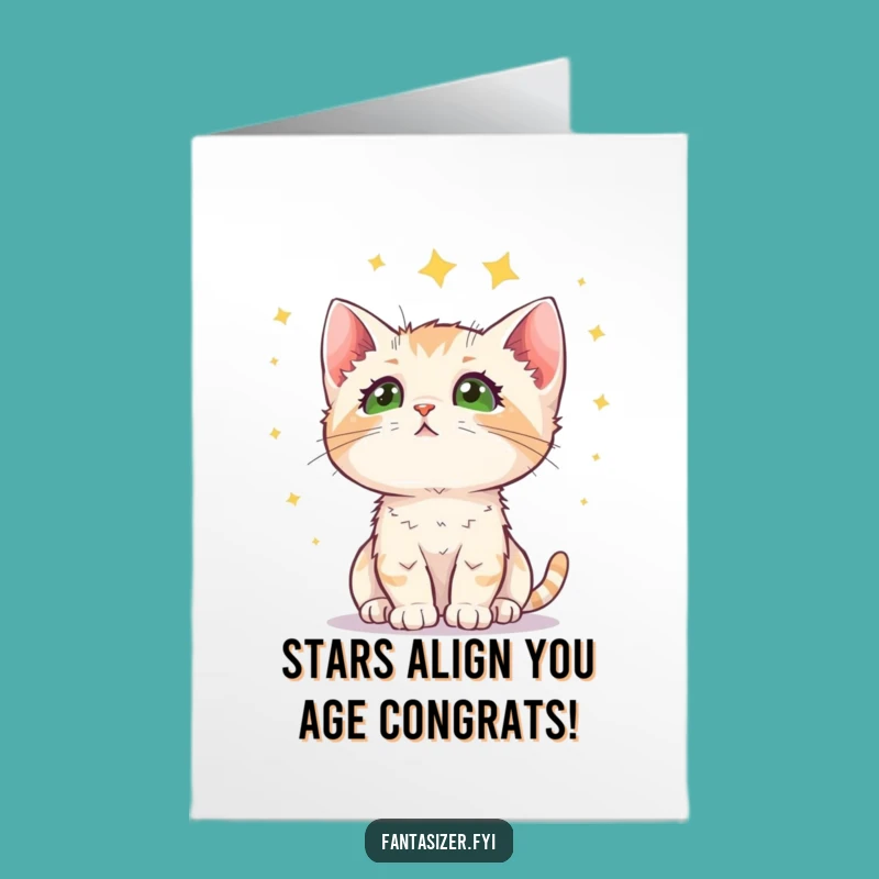 Free Printable Kitten Birthday Card: Funny Downloadable Gift for Cat Lovers