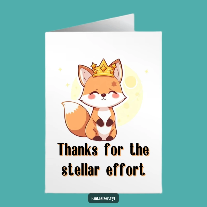 Free Printable Thank You Card: Star Fox & Planet, Humorous Downloadable Gift