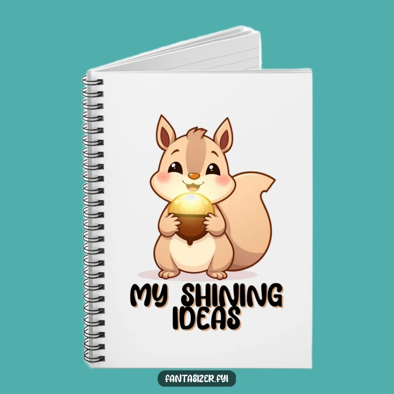 Funny Squirrel Magic Notebook: Lined Pages for Enchanting Ideas