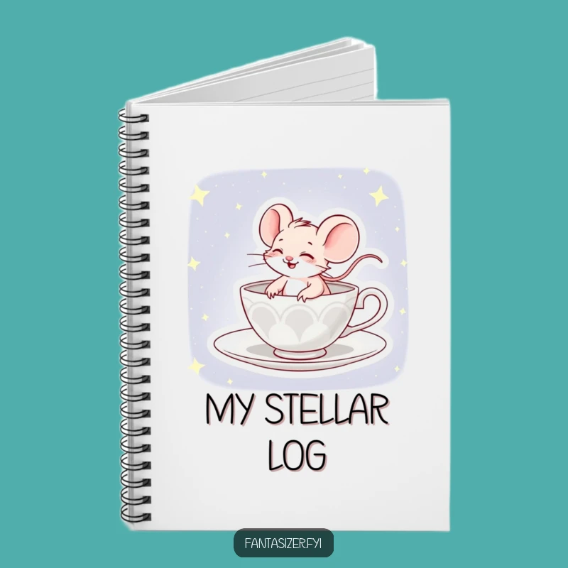 Funny Mouse Cosmic Notebook: Jot Down Your Adventures Hilariously!