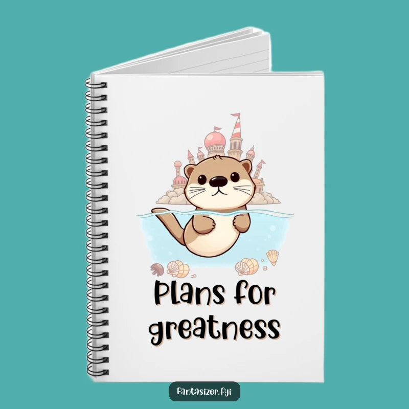 Funny Otter Dreamer Notebook: Lined Pages for Ambitious Ideas