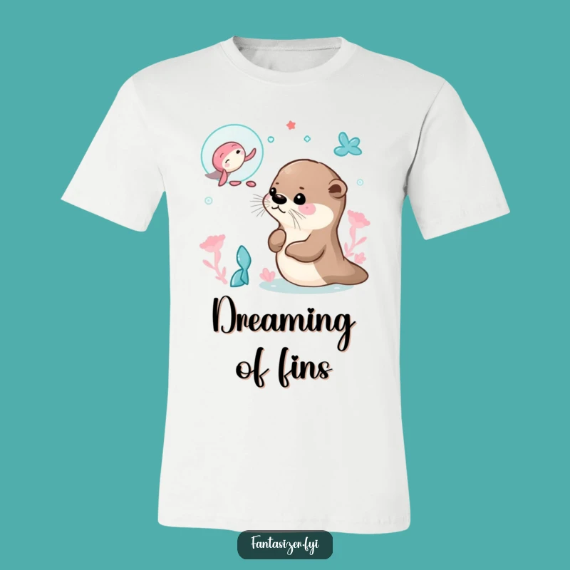 Funny Otter Mermaid Wish T-Shirt: A Magical and Funny Gift!