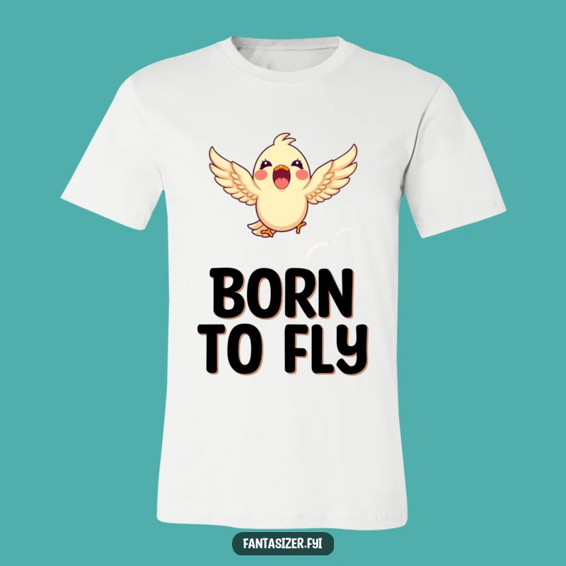 Funny Bird Cloud T-Shirt: Soaring High Dream, Perfect Funny Gift