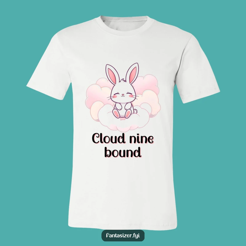 Funny Bunny T-Shirt: Candy Cloud Daydreamer, Dreamy and Funny Gift Tee