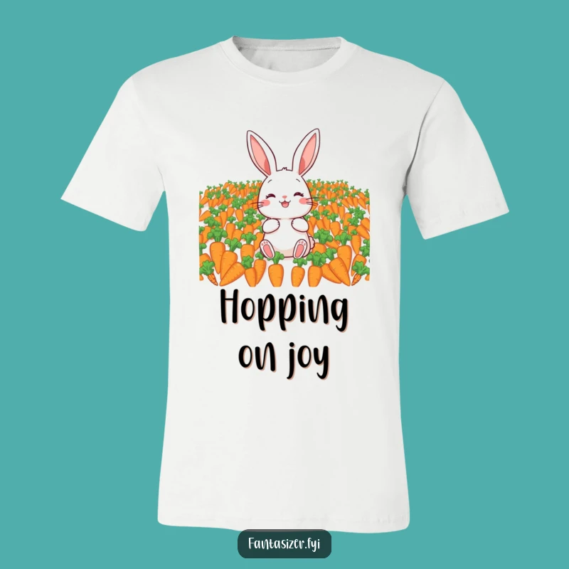 Funny Rabbit Carrot T-Shirt: Endless Veggies Dream, Perfect Funny Gift
