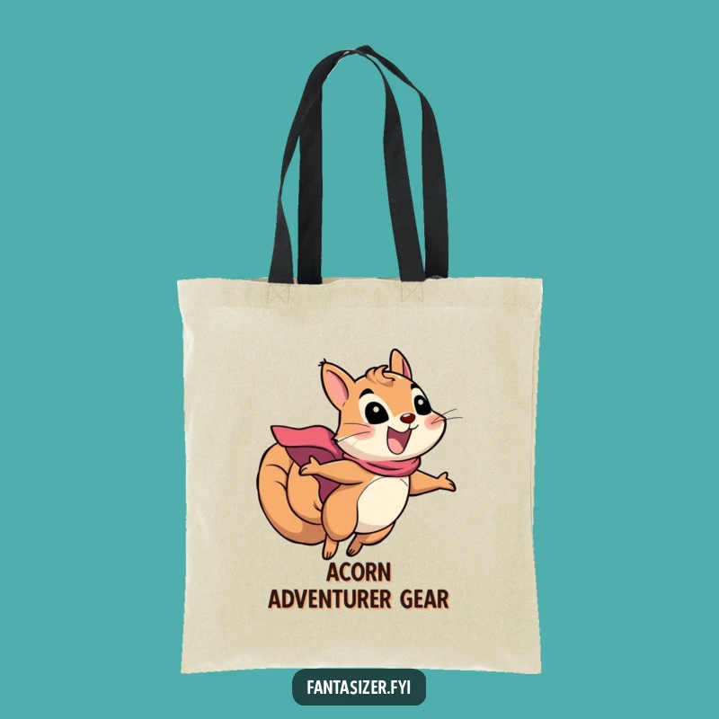 Funny Squirrel Superhero Tote Bag: Carry Your Heroic Essentials
