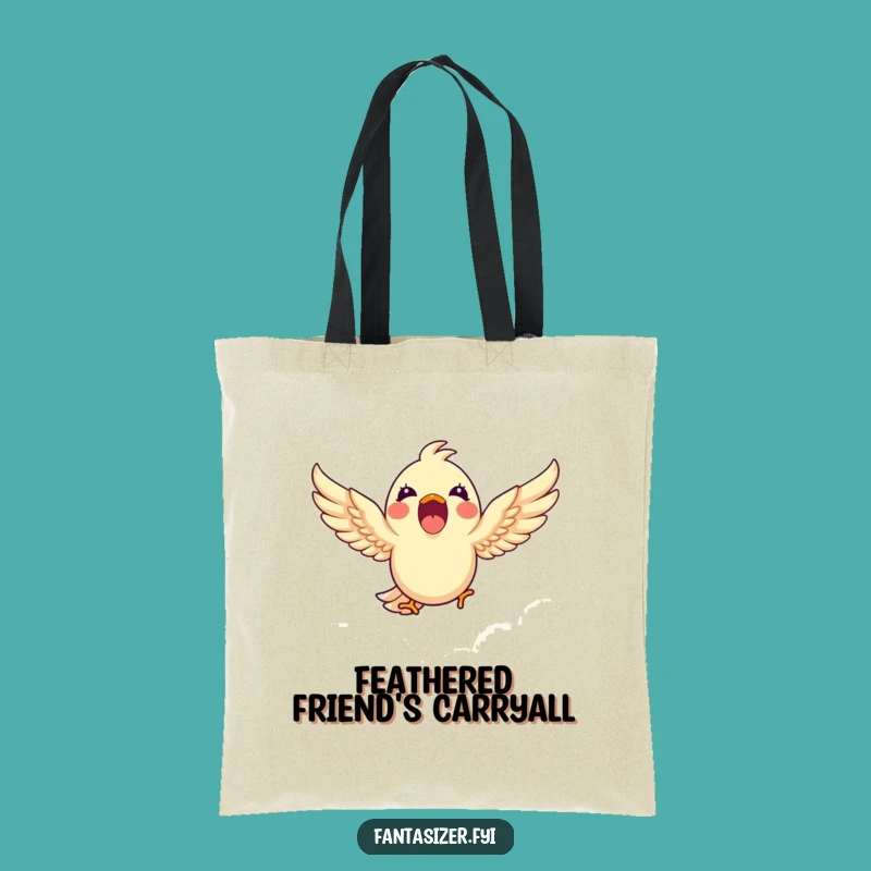 Funny Bird Cloud Tote Bag: Sky High, Practical Funny Gift