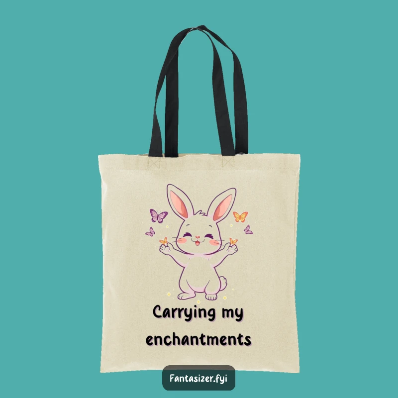 Funny Rabbit Magic Tote Bag: Carry Your Wonder with this Whimsical Accessory, Ideal Gift