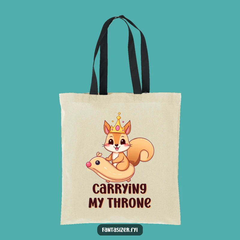 Funny Squirrel Tote Bag: Pastry Journey Carryall, Practical and Funny Gift