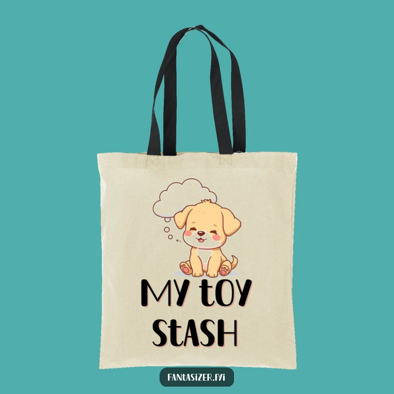 Funny Puppy Cloud Tote Bag: Toy Dreams, Stylish & Humorous Accessory Gift
